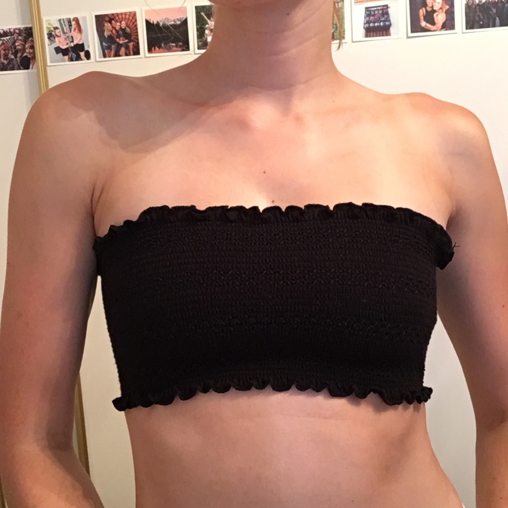 Silence and Noise Urban Outfitters Black Bandeau